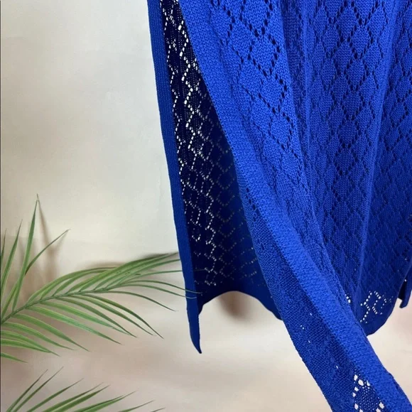 NWT Anthropologie Sunday in Brooklyn Halter Crochet Swim Cover Up Midi Dress L - Picture 12 of 13